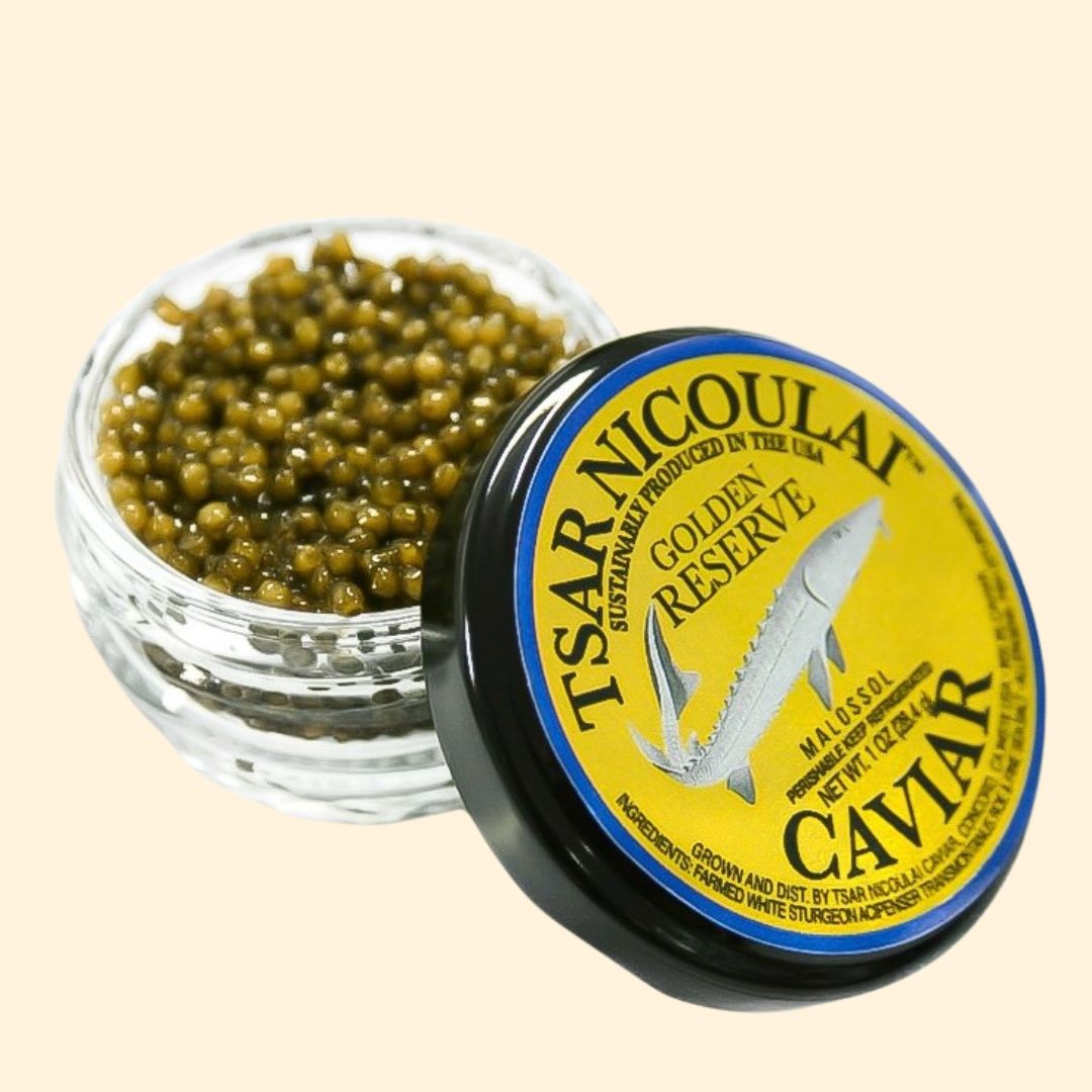 1 oz Tsar Nicoulai Caviar - Golden Reserve