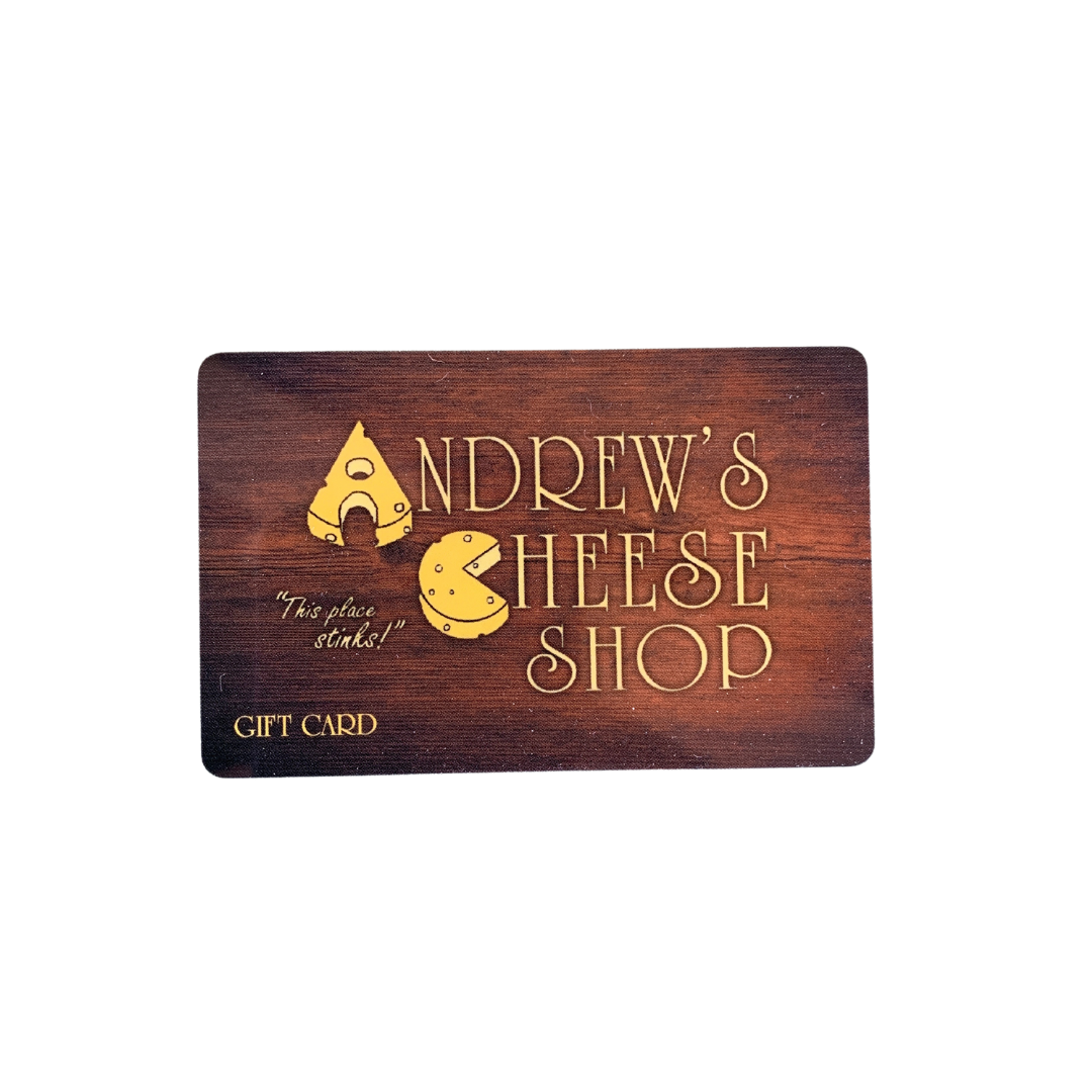 Andrews cheese shop gift card