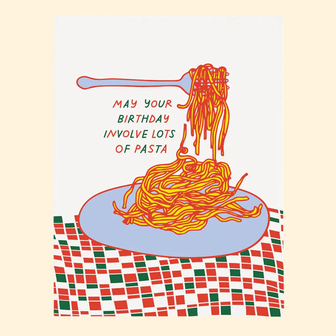Pasta Birthday Card Gifts