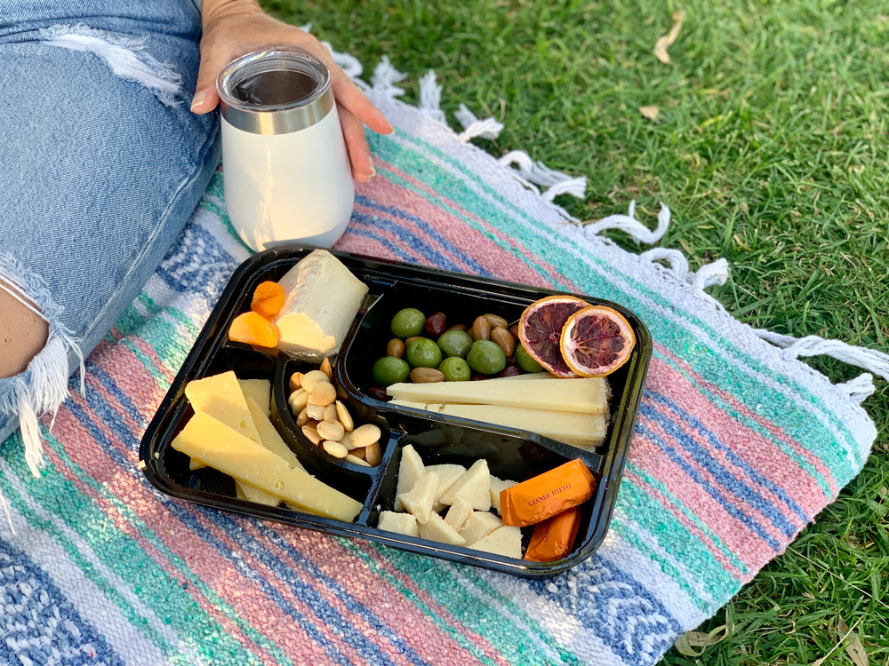 Picnic box in a picnic setting